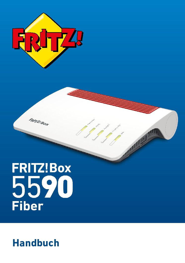 Bedienungsanleitung FRITZ!Box 5590 Fiber