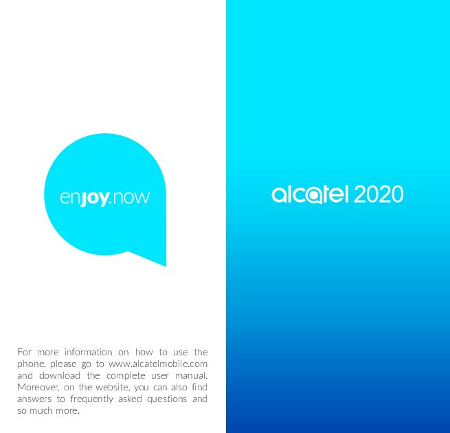 Bedienungsanleitung Alcatel 2020